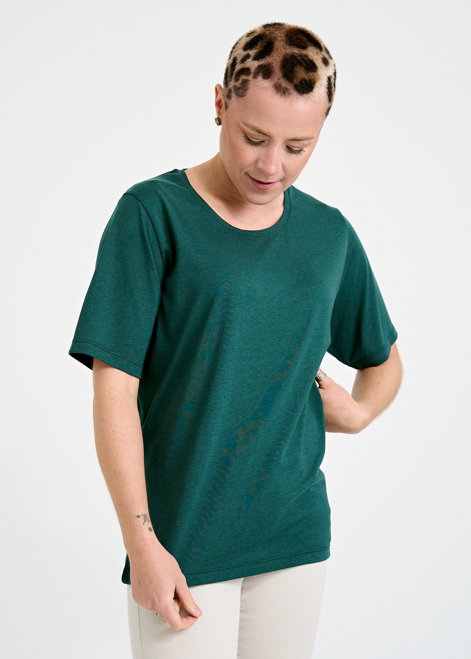 DAMEN WOODSHIRT TILDA SEA MOSS