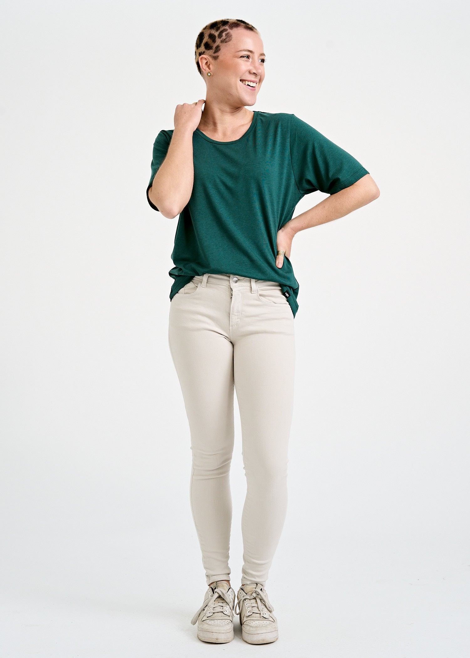 DAMEN WOODSHIRT TILDA SEA MOSS