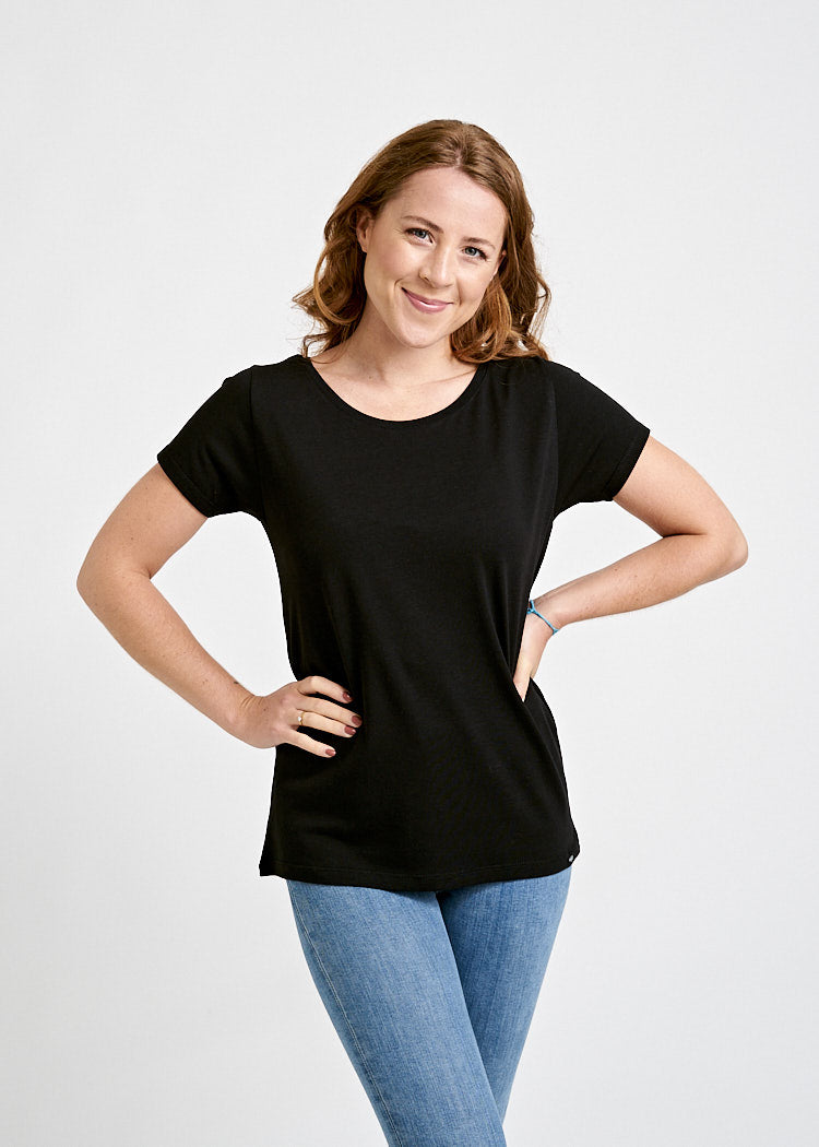 WOMEN'S WOODSHIRT REGULAR LENA BLACK