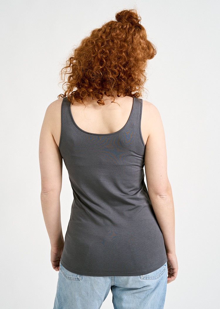 DAMEN TANK TOP MELANIE DARK GRAY