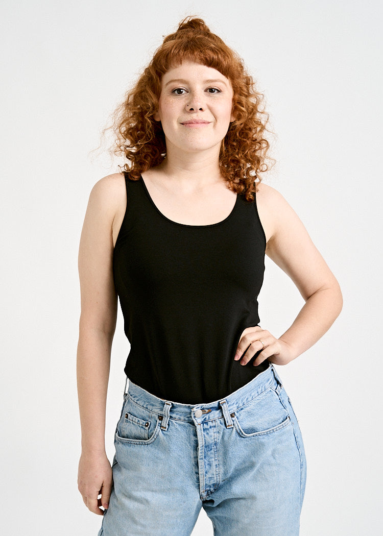 WOMEN'S TANK TOP MELANIE BLACK