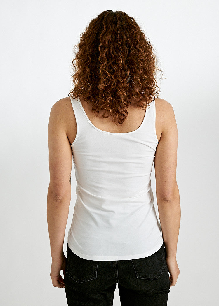 WOMEN'S TANK TOP MELANIE BRIGHT WHITE