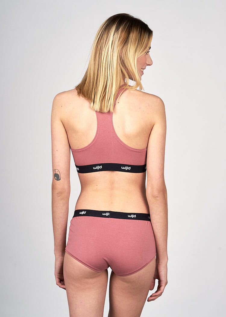 DAMEN UNDERWEAR BUSTIER ROSEWOOD