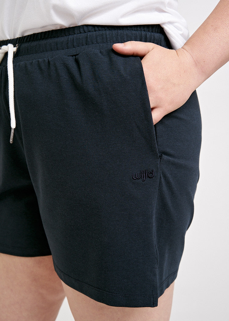 DAMEN JERSEY SHORTS CARBON