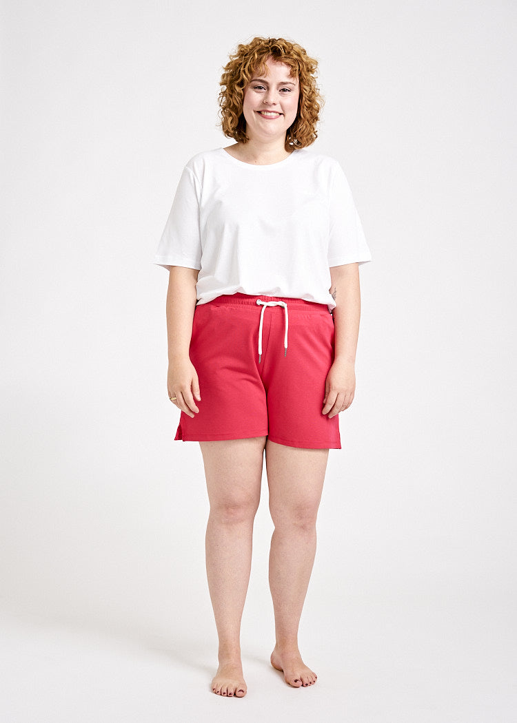 DAMEN JERSEY SHORTS VIVA MAGENTA