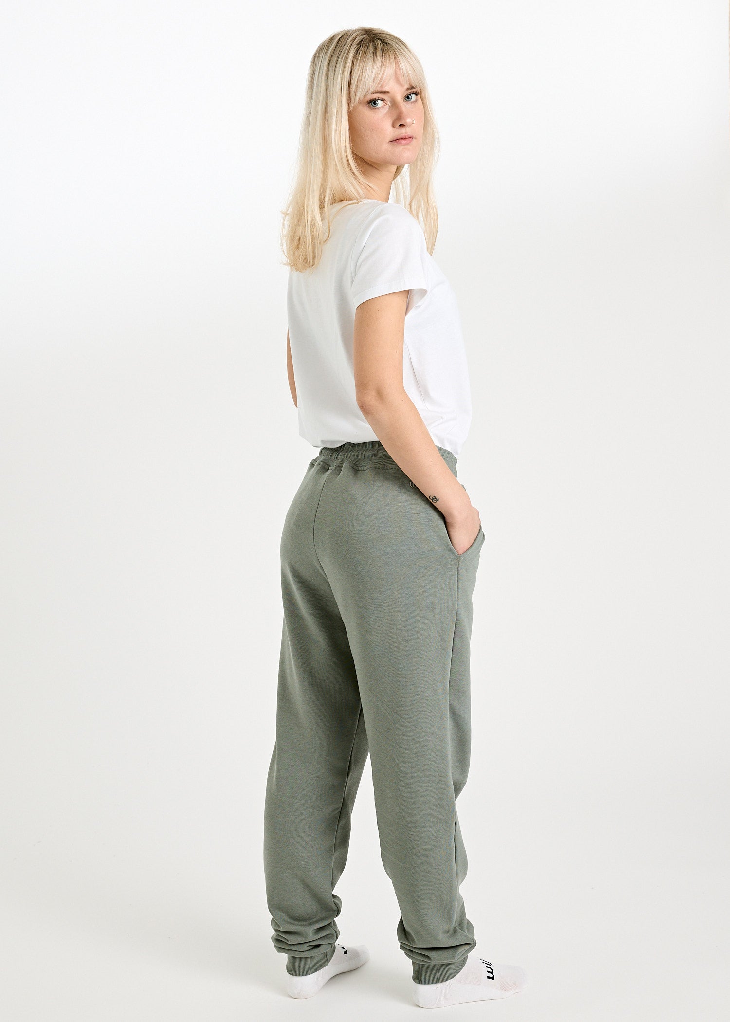 WOMEN'S JOGGING PANTS MARA AGAVE GREEN