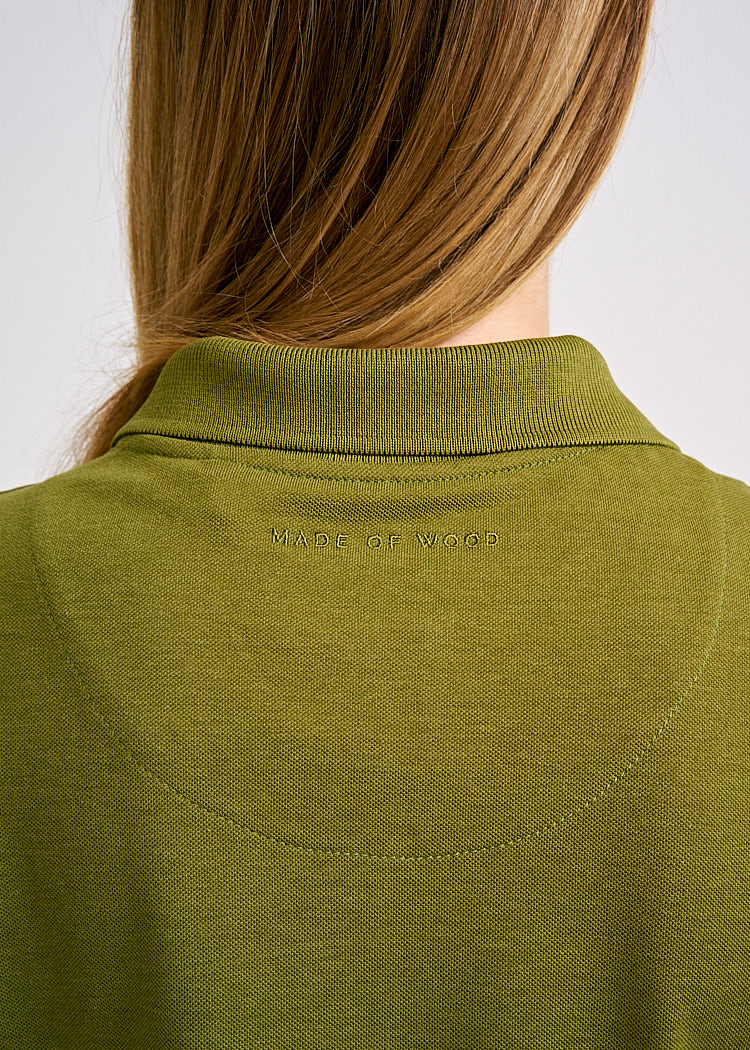 LADIES POLO DRESS OLIVE