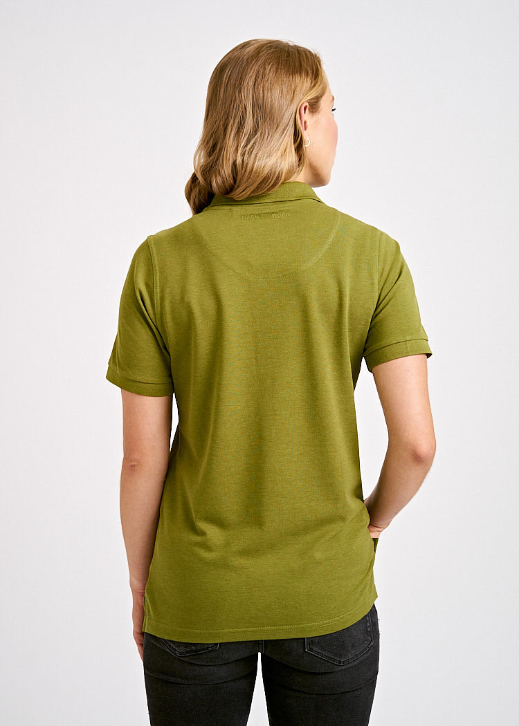 LADIES POLO SHIRT OLIVE