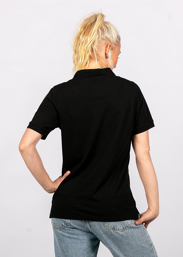 DAMEN POLO-SHIRT BLACK