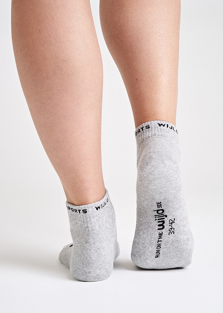 WOODSOCKS® HALBHOHE SPORTSOCKEN GRAY MELANGE