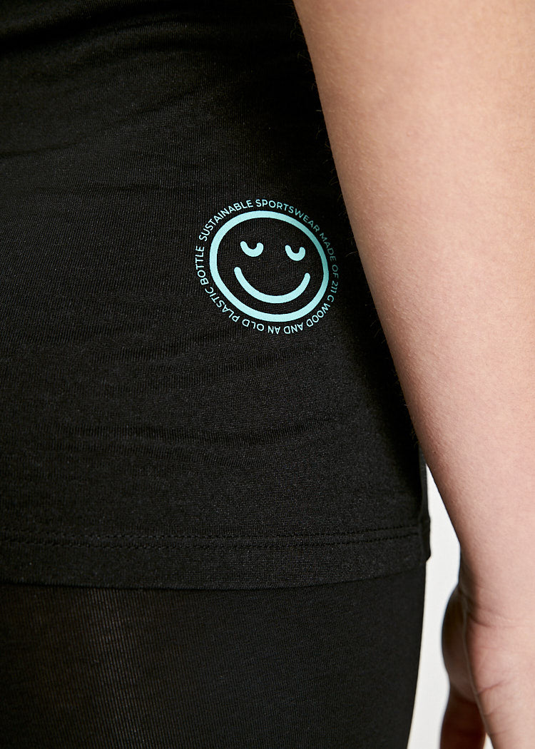 DAMEN SPORTSHIRT TOP MARGA BLACK BLUE