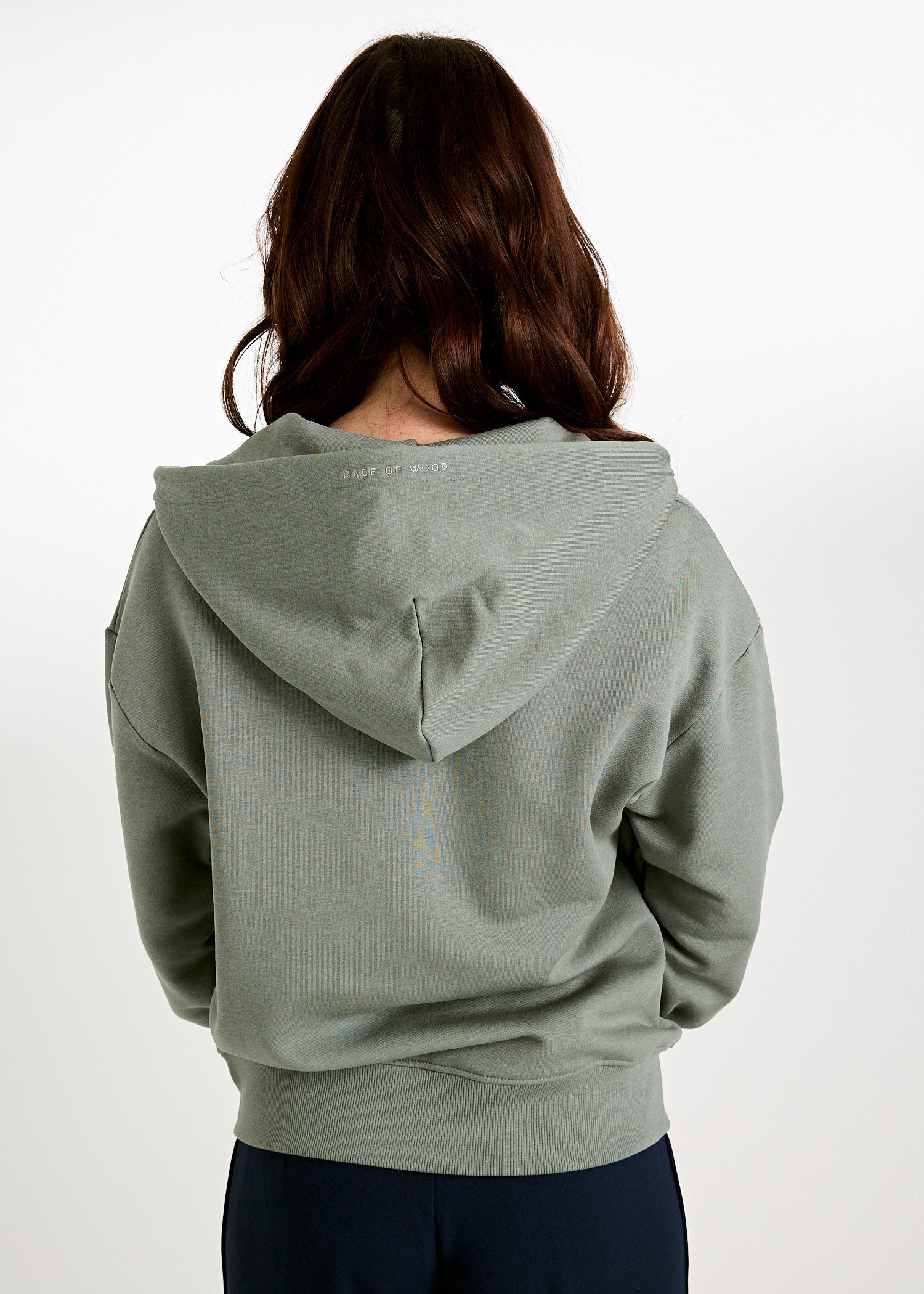 DAMEN ZIP-HOODIE SELINA AGAVE GREEN