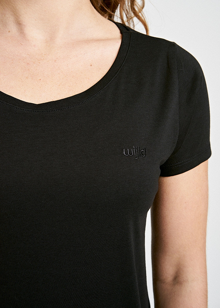 WOMEN'S WOODSHIRT REGULAR LENA BLACK