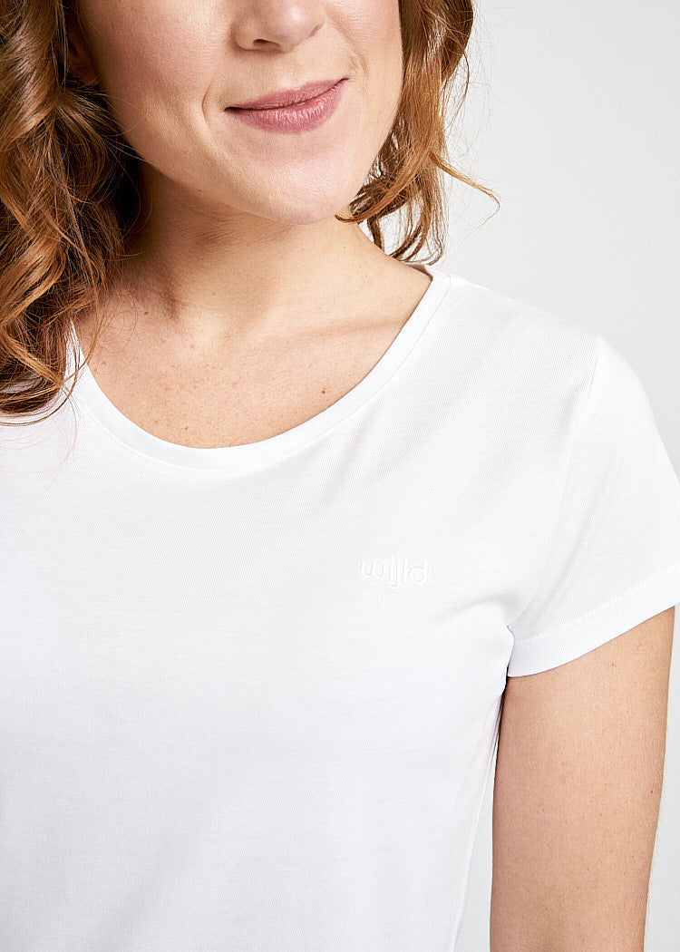 WOMEN'S WOODSHIRT SLIM SARAH BRIGHT WHITE