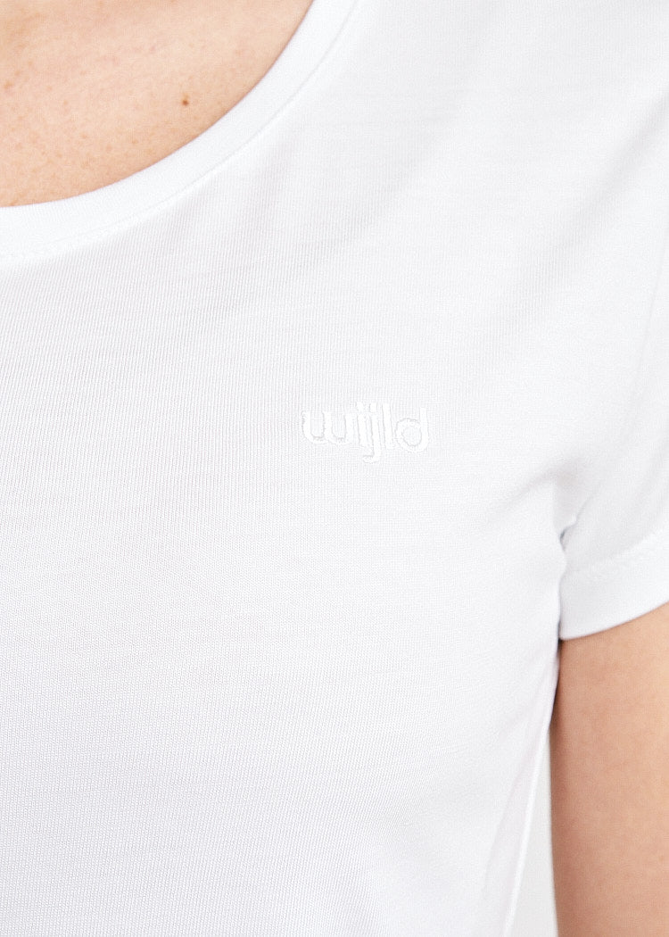 WOMEN'S WOODSHIRT SLIM SARAH BRIGHT WHITE