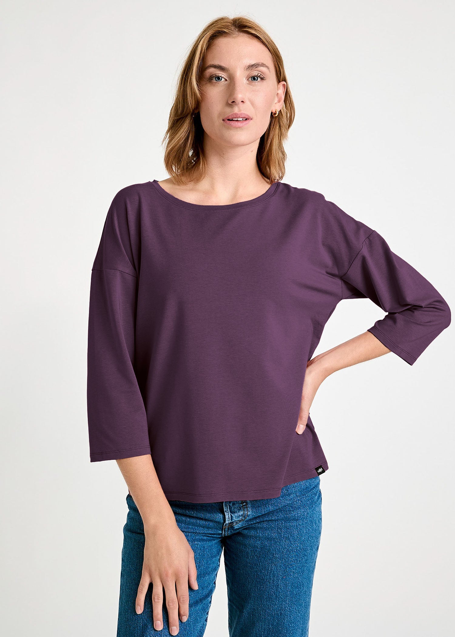 WOMEN'S LONG SLEEVE SHIRT CHRISTIN PLUM PERFECT