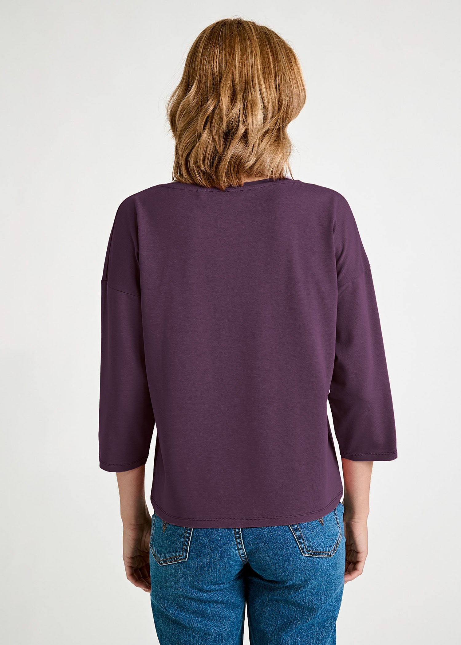 DAMEN LANGARMSHIRT CHRISTIN PLUM PERFECT