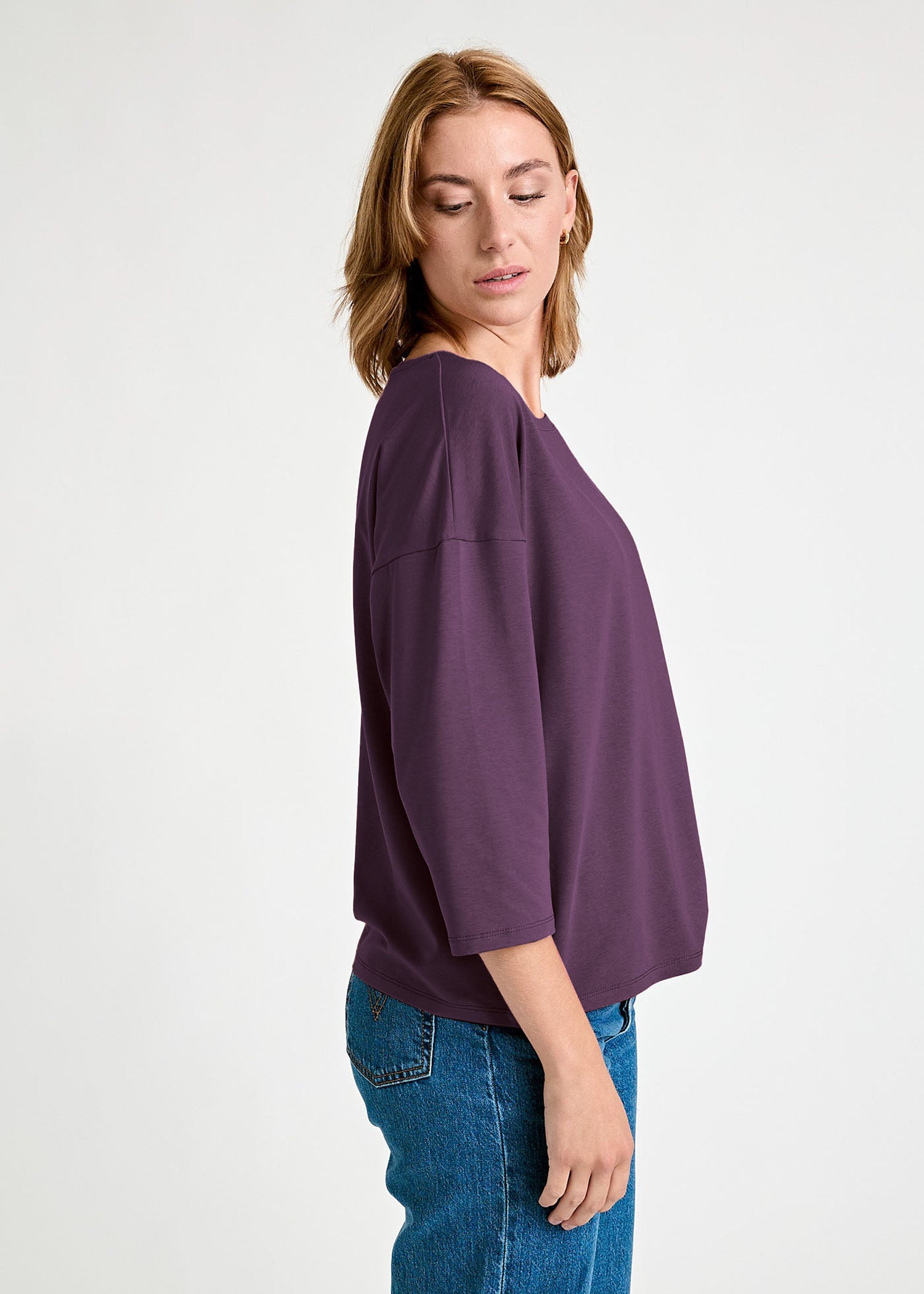 DAMEN LANGARMSHIRT CHRISTIN PLUM PERFECT