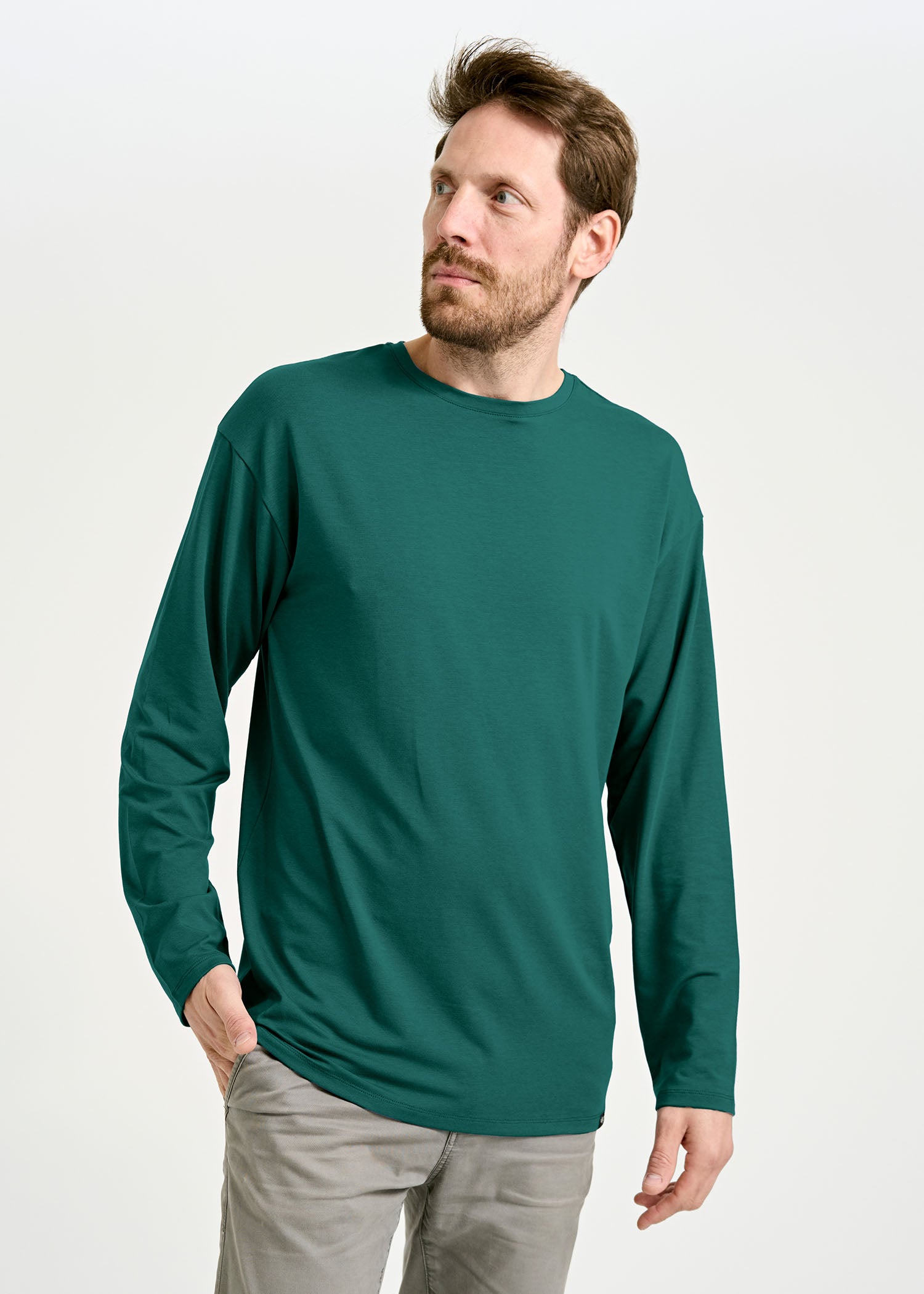 HERREN LANGARMSHIRT OVERCUT CHRIS SEA MOSS