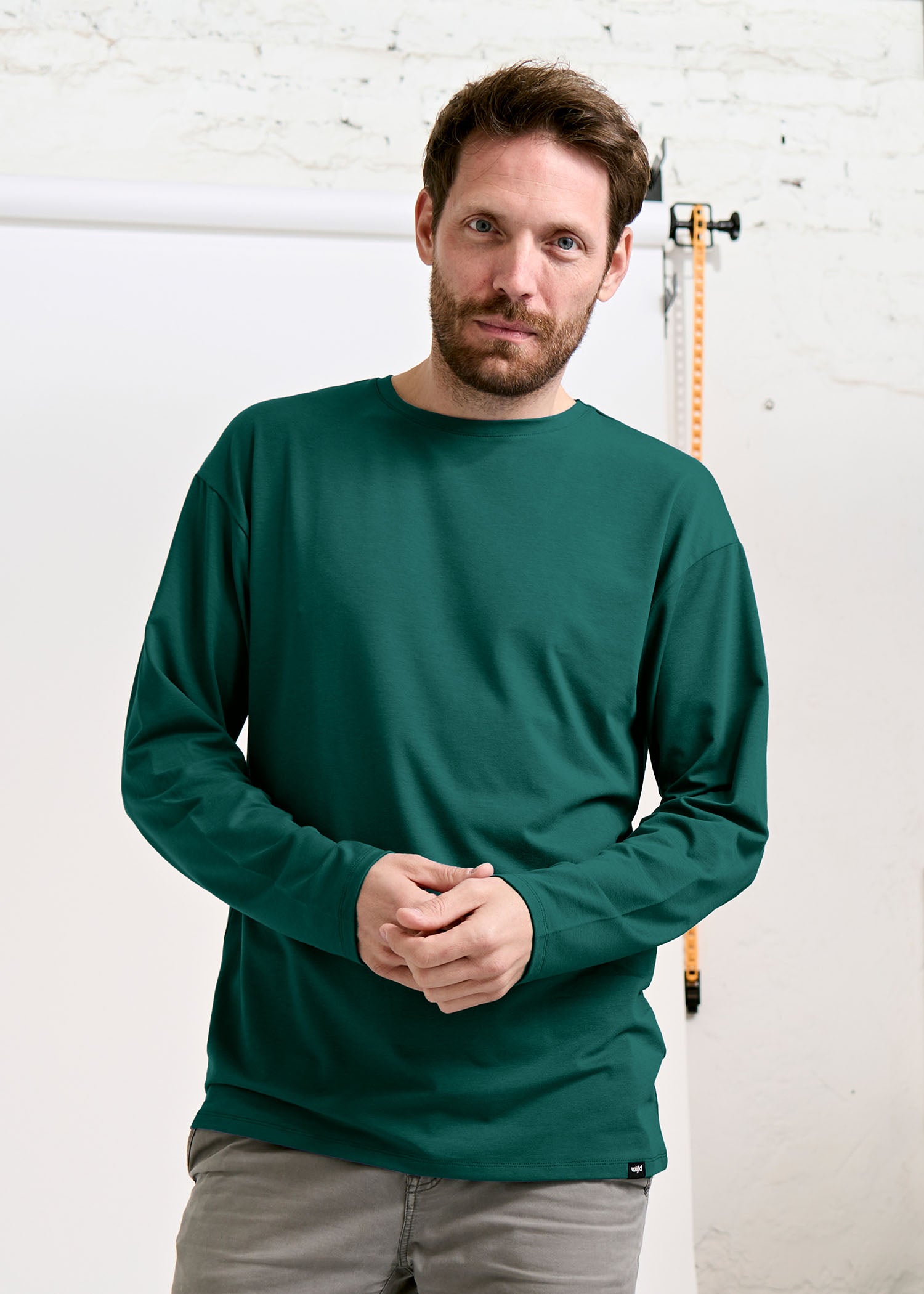 HERREN LANGARMSHIRT OVERCUT CHRIS SEA MOSS