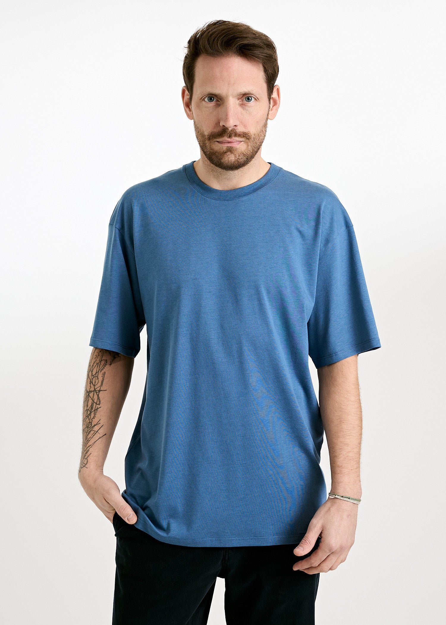 HERREN WOODSHIRT OVERCUT JAMES BIJOUT BLUE