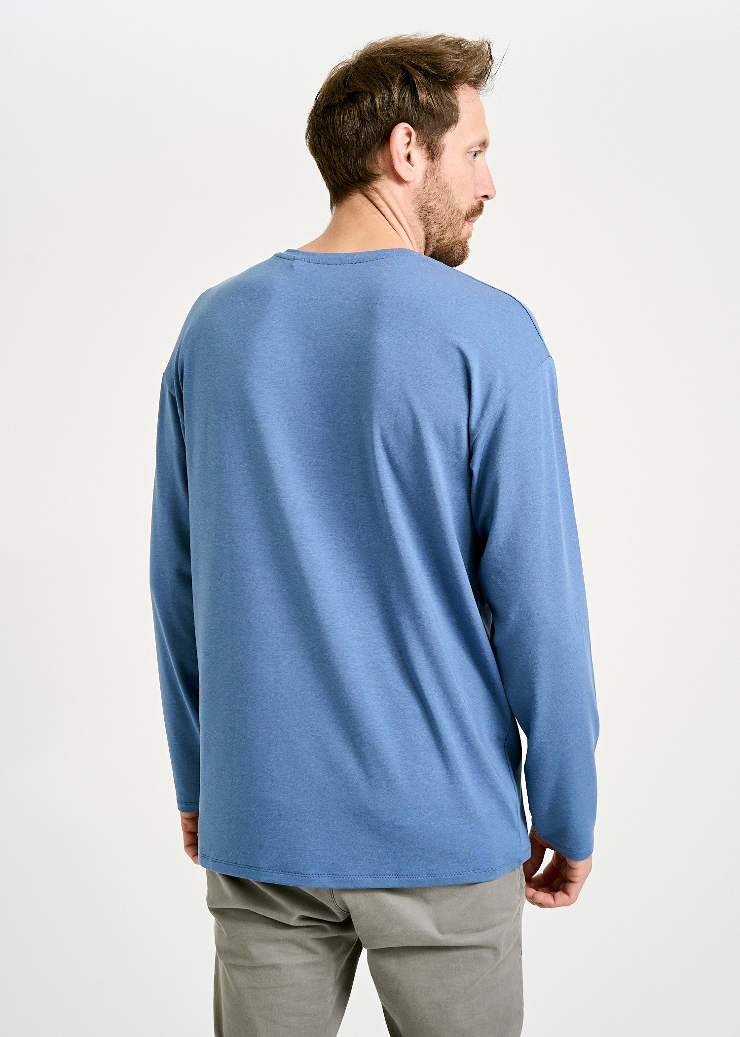 HERREN LANGARMSHIRT OVERCUT CHRIS BIJOUT BLUE