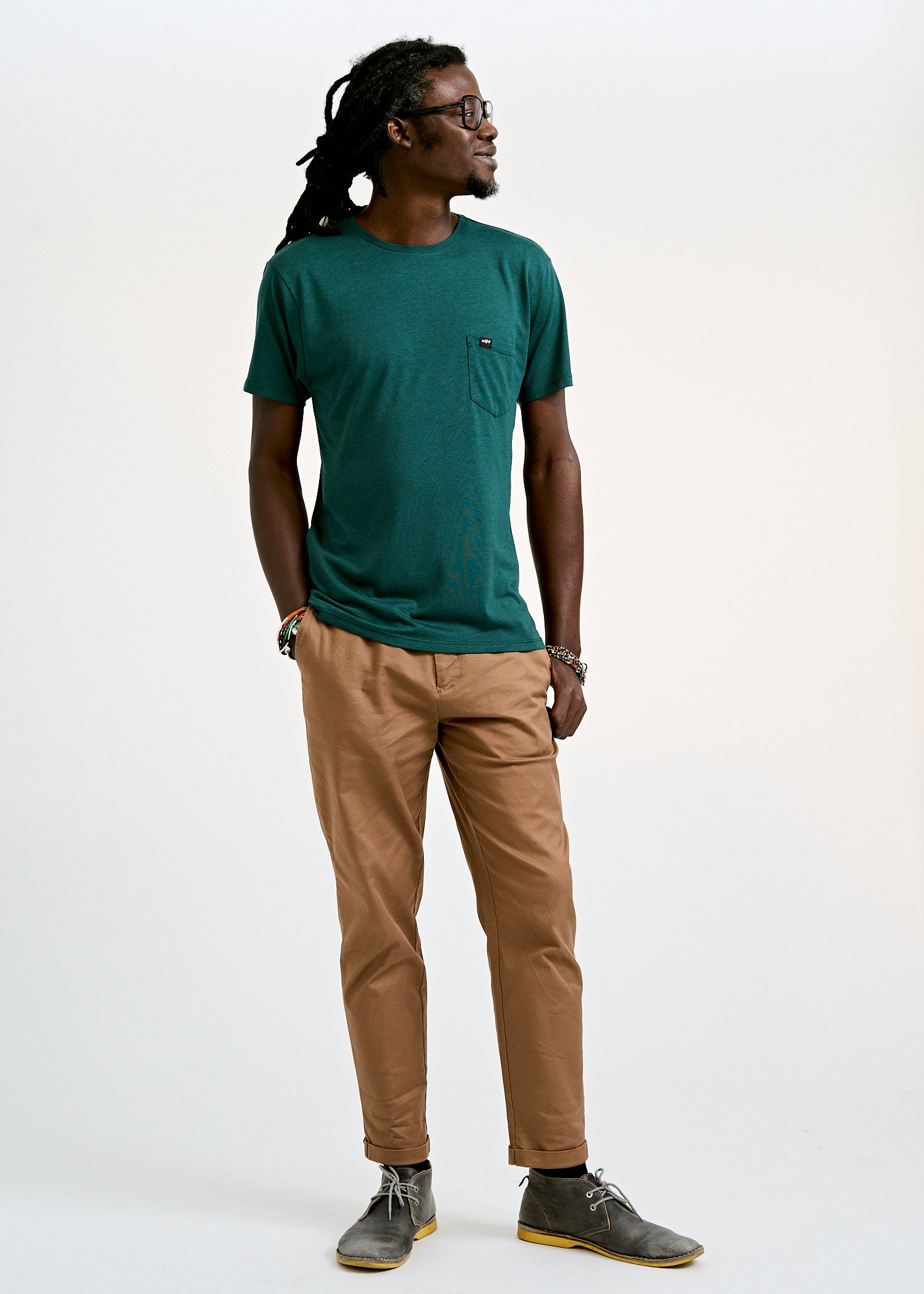 MEN'S WOODSHIRT POCKET ALEX SEA MOSS