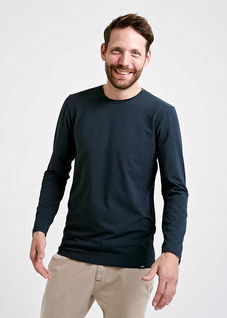HERREN LANGARMSHIRT DAVID CARBON