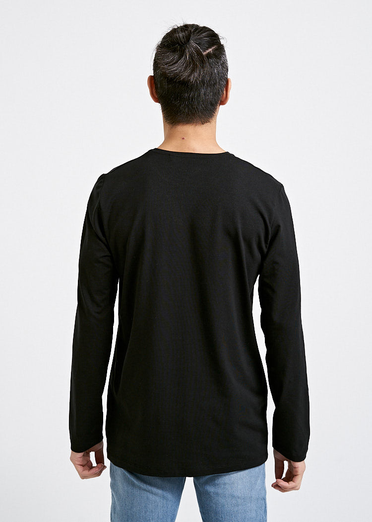 HERREN LANGARMSHIRT DAVID BLACK