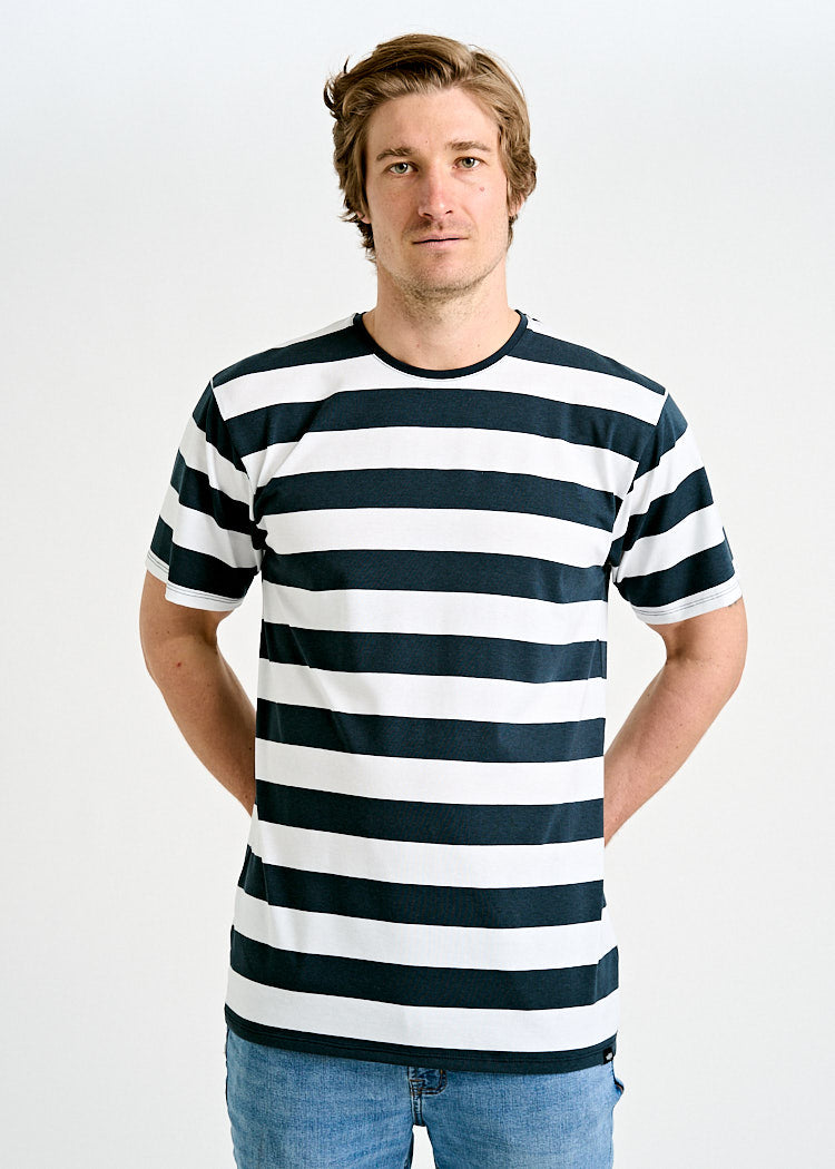 MEN'S WOODSHIRT LOOSE TIMO STRIPES