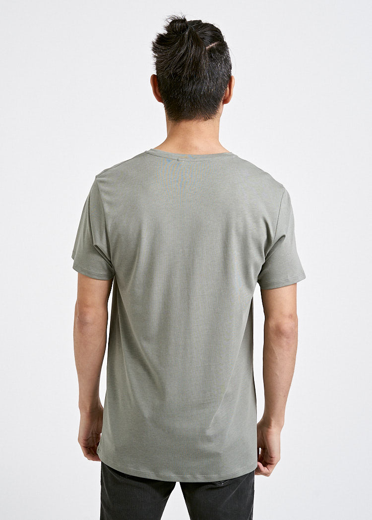 MEN'S WOODSHIRT V-NECK ALEX AGAVE GREEN