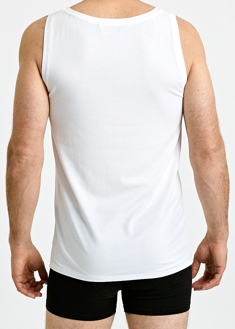 MEN'S UNDERWEAR TANK TOP BEN BRIGHT WHITE