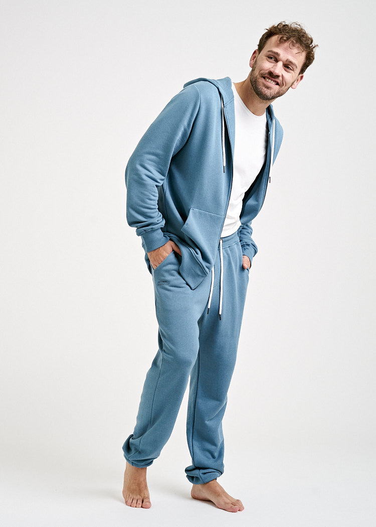 HERREN SWEATJACKE BLUE STONE