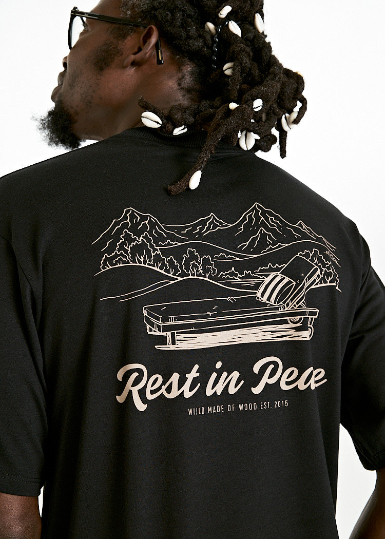 HERREN WOODSHIRT OVERCUT JAMES REST IN PEACE