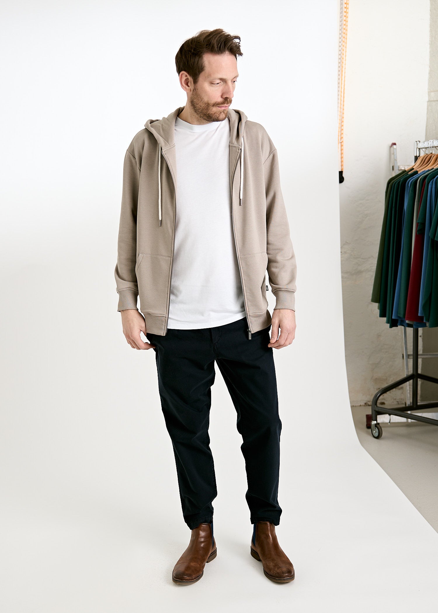 MEN'S SWEATJACKET JONAS MOON ROCK