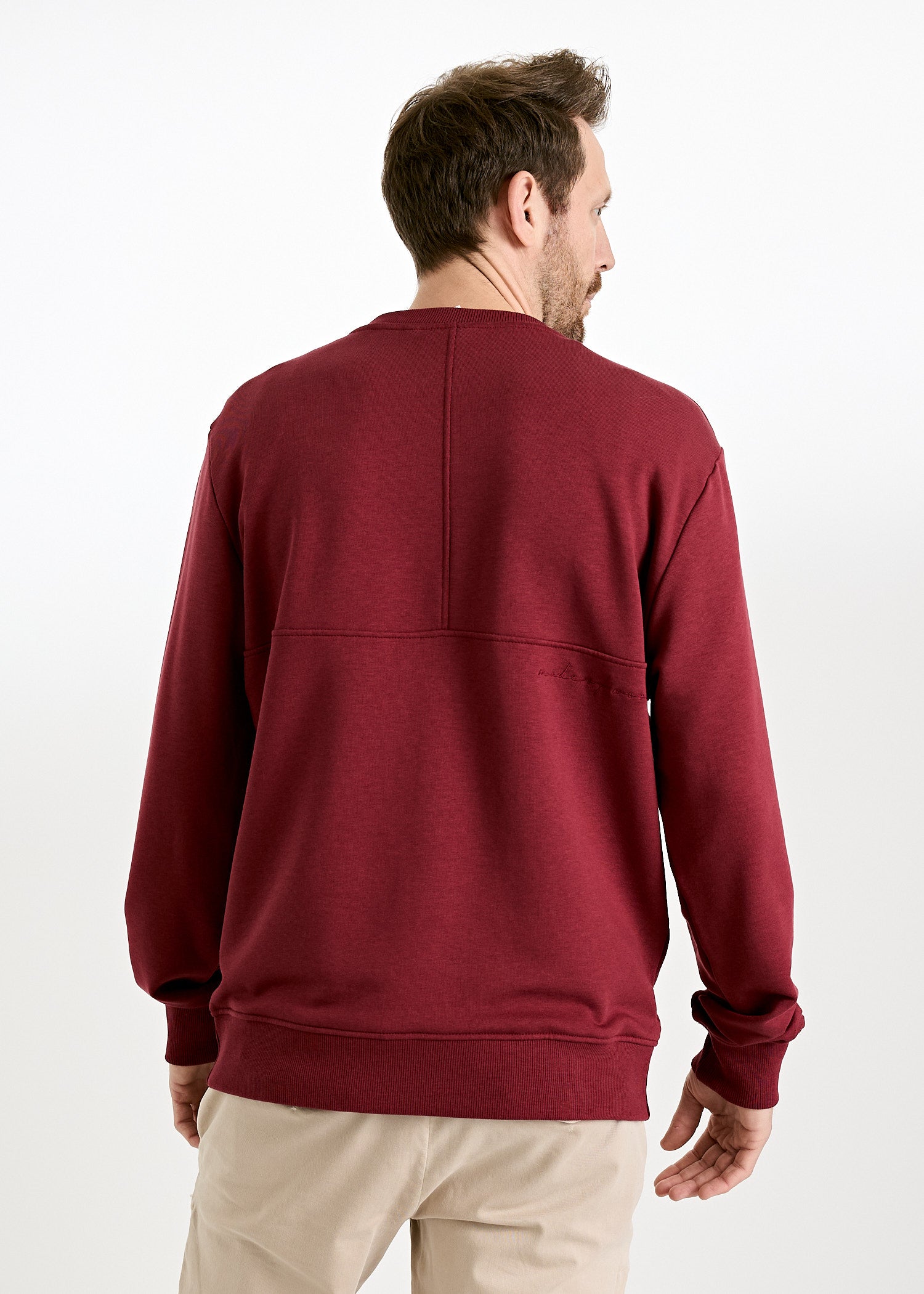 HERREN SWEATER TILL TIBETAN RED
