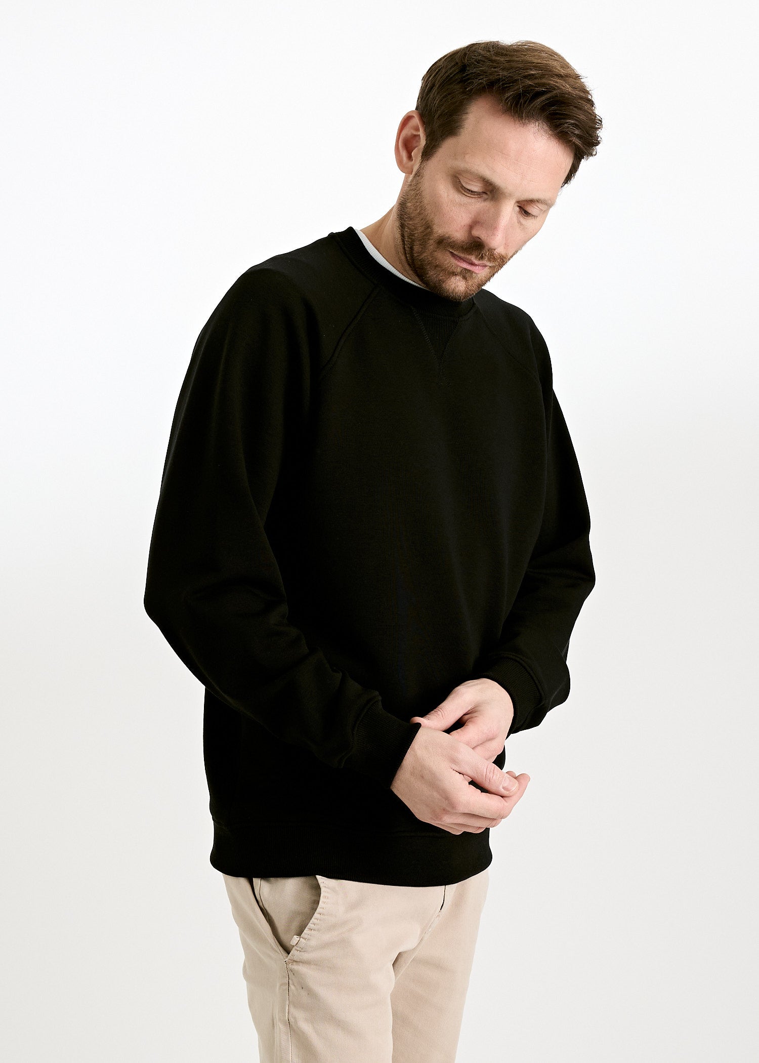 MEN'S SWEATER EDMUND BLACK