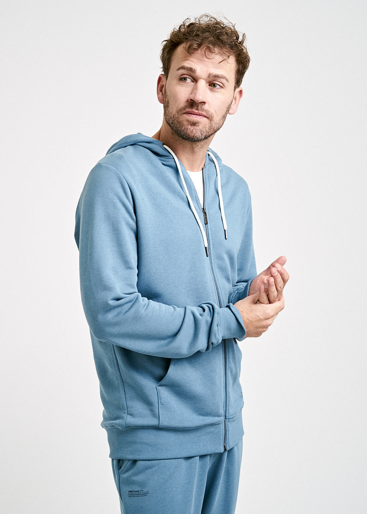 HERREN SWEATJACKE BLUE STONE
