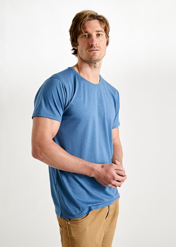 MEN'S WOODSHIRT ALEX BIJOUT BLUE