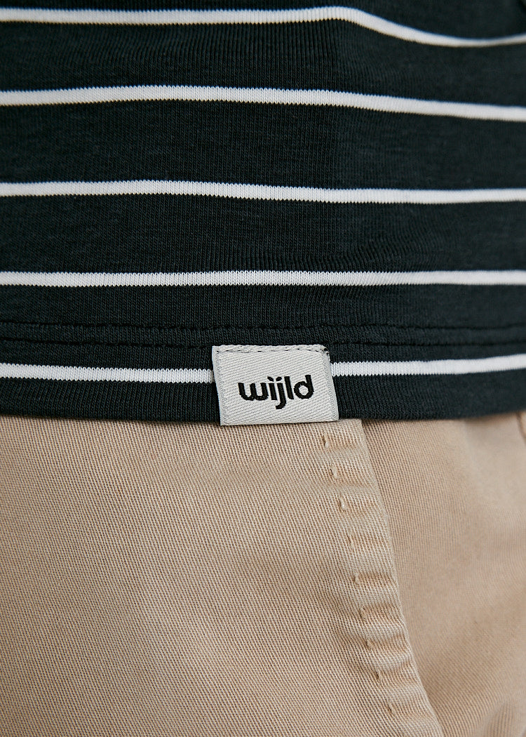 HERREN WOODSHIRT LOOSE TIMO THIN STRIPES