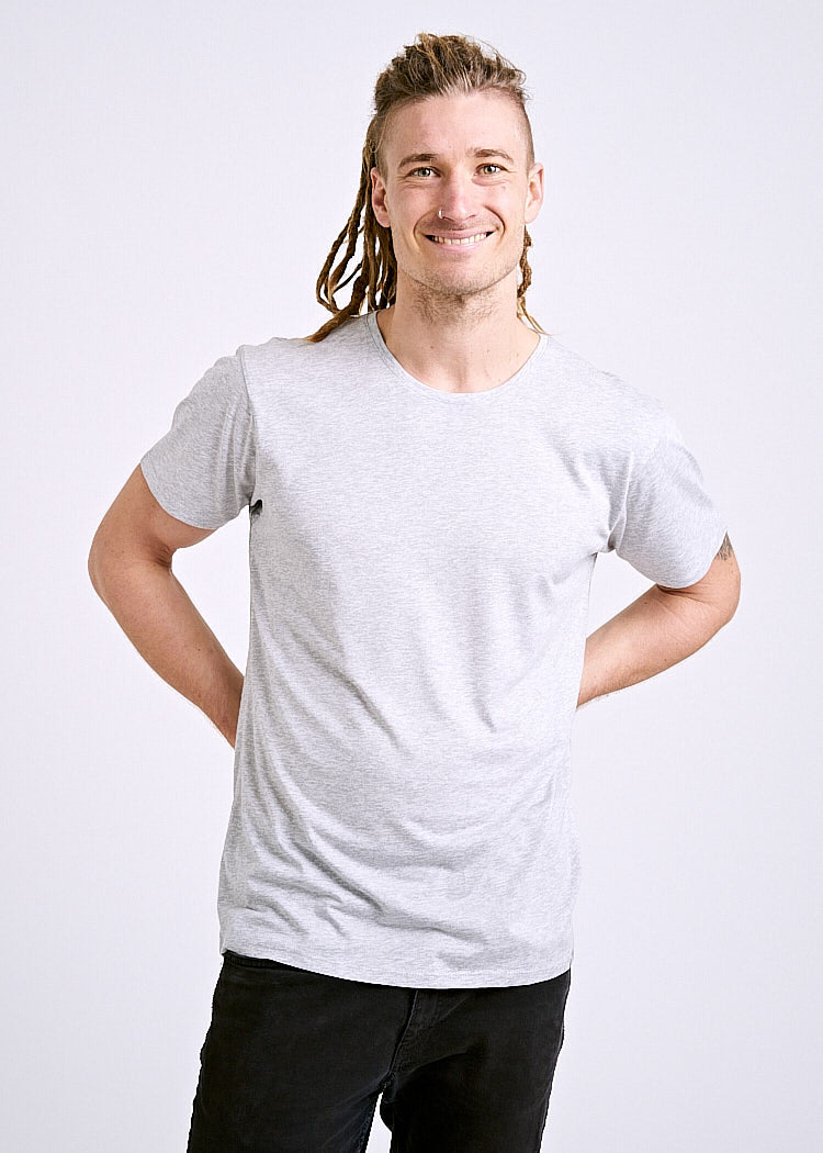 HERREN WOODSHIRT ALEX GRAY MELANGE
