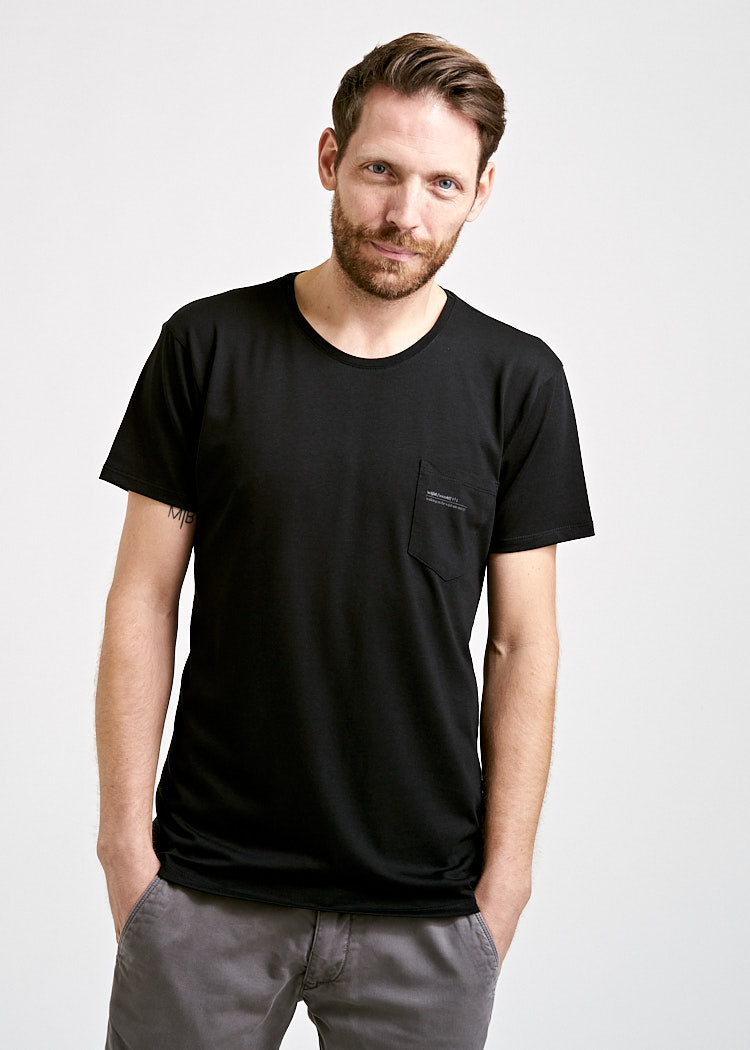 CAMISA DE MADERA PARA HOMBRE CON BOLSILLO ANTHRAZIT