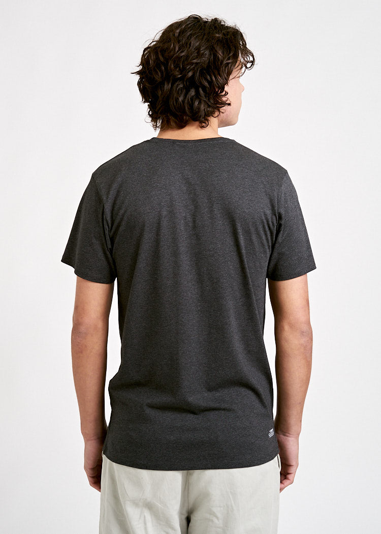 HERREN WOODSHIRT V-AUSSCHNITT ALEX ANTHRAZIT