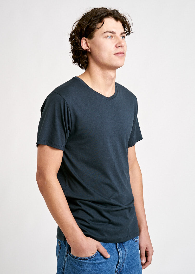 MEN'S WOODSHIRT V-NECK ALEX CARBON