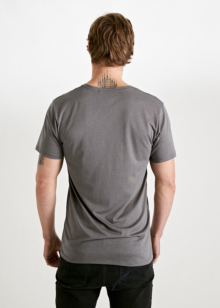 MEN'S WOODSHIRT V-NECK ALEX GRANITE