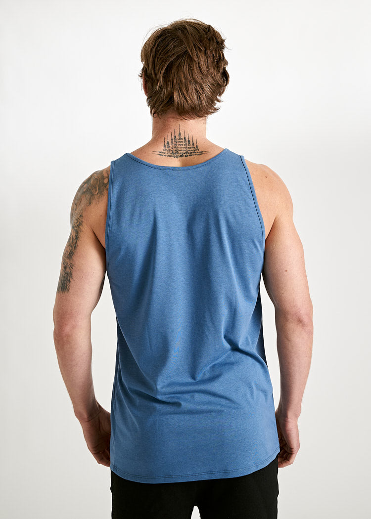 HERREN TANK TOP MICHEL BIJOUT BLUE