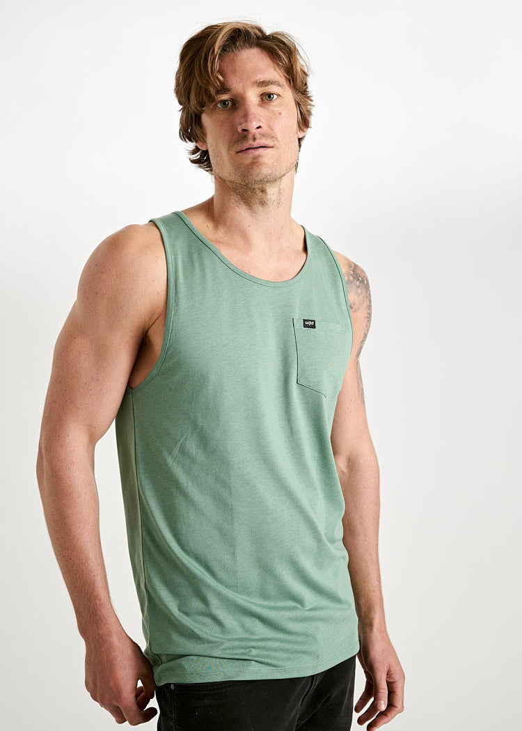 MEN'S TANK TOP MICHEL COMFREY GREEN