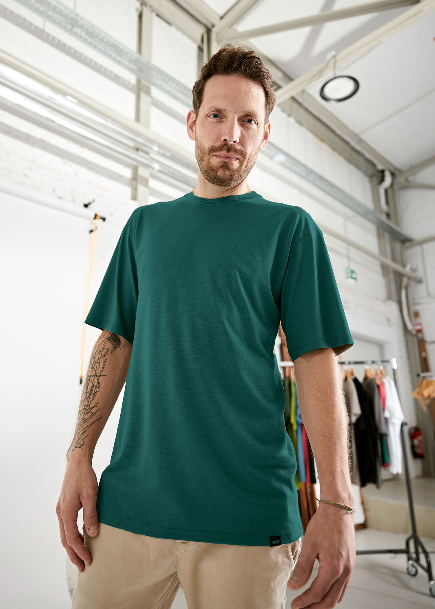 MEN'S WOODSHIRT OVERCUT JAMES SEA MOSS
