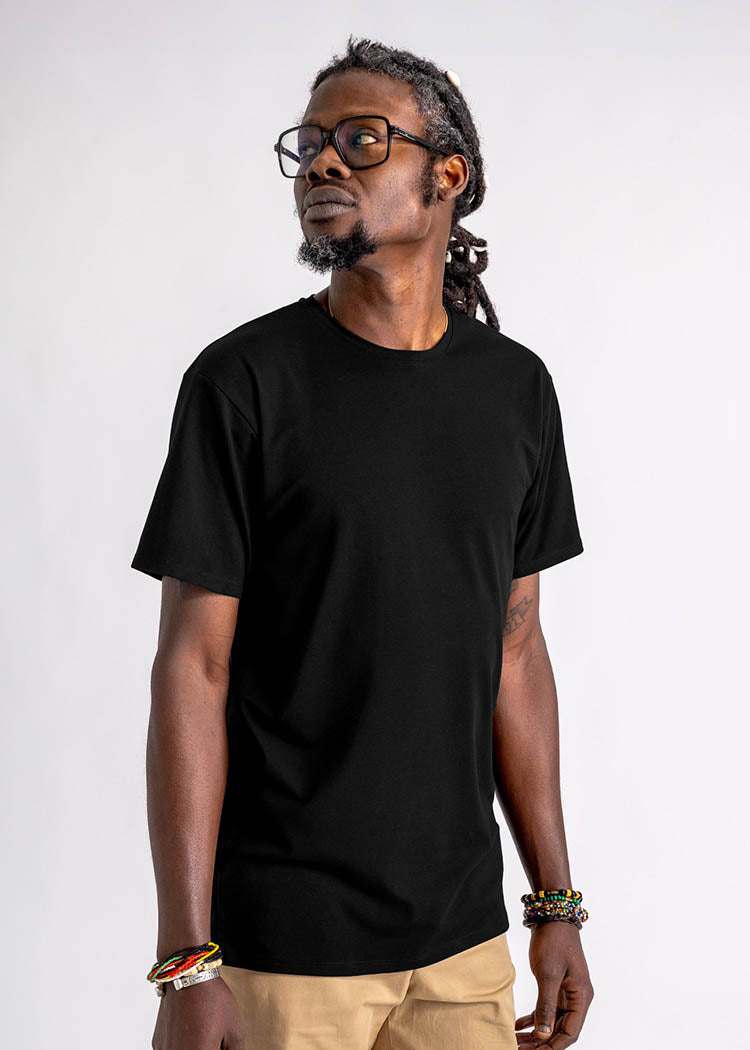 MEN'S WOODSHIRT LOOSE TIMO BLACK