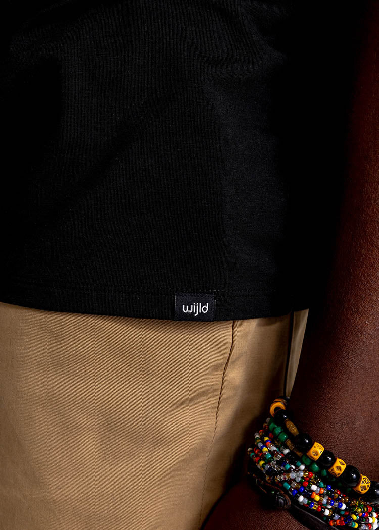 MEN'S WOODSHIRT LOOSE TIMO BLACK